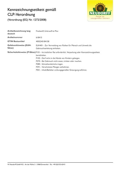 Finalsan UnkrautFrei Plus