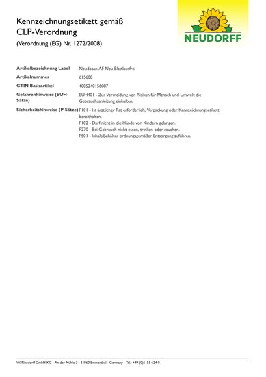 Neudosan AF Neu Blattlausfrei