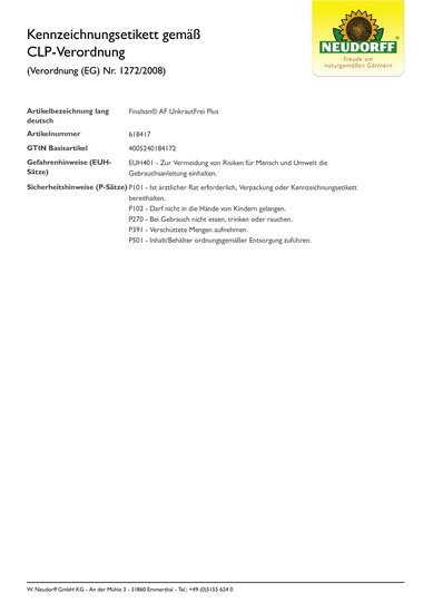 Finalsan AF UnkrautFrei Plus