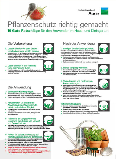 Tipps zum richtigen Umgang mit Pflanzenschutzmitteln