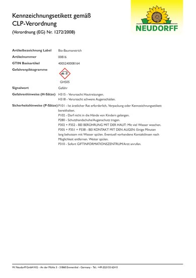 CLP-Kennzeichnungsetikett