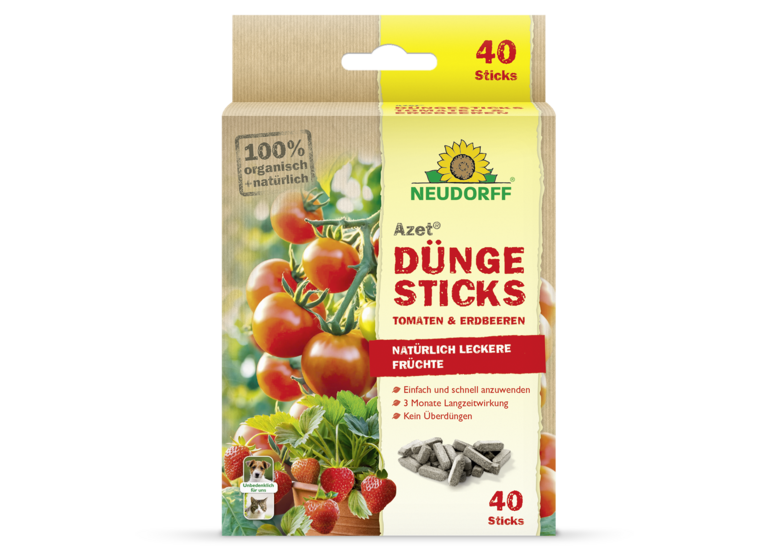 Azet Düngesticks für Tomaten & Erdbeeren