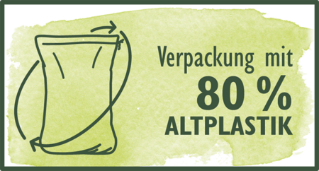 Verpackung 80% Altplastik